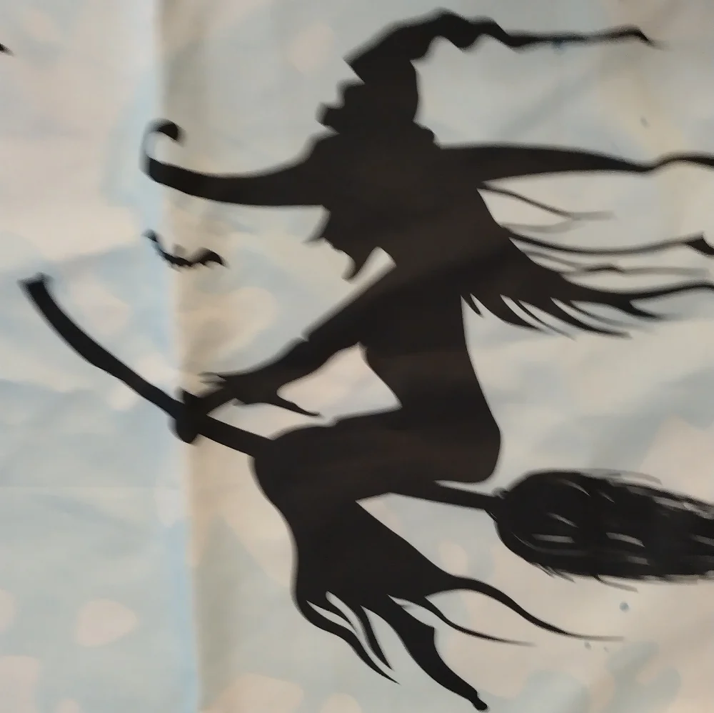 Halloween Spooky Pumpkin Graveyard House Witch Shower Curtain Standard Size
